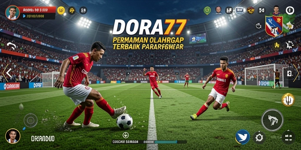 Tampilan gameplay DORA77 yang seru dan dinamis.