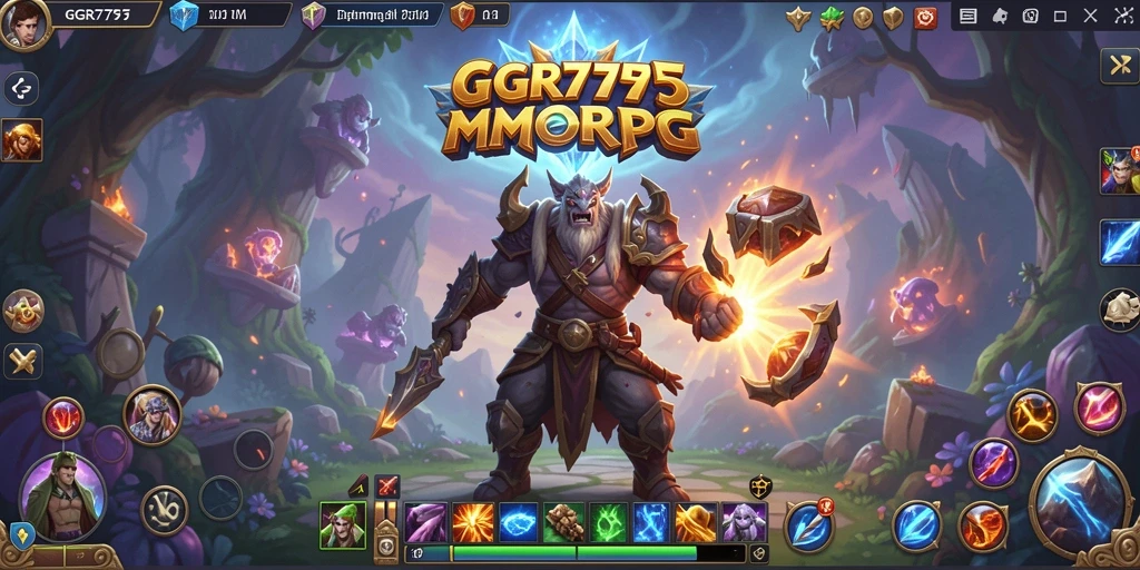 Screenshot utama GGR7777 menampilkan petualangan seru di dunia MMORPG.