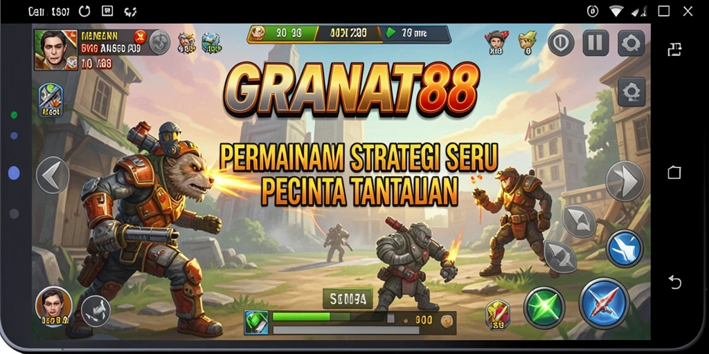 Tampilan gameplay mendebarkan dalam GRANAT88 yang menantang