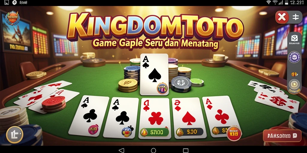 Tampilan gameplay KINGDOMTOTO yang seru dan menantang.