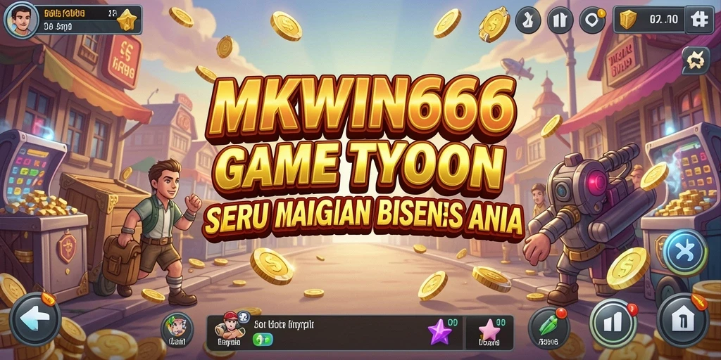 Screenshot gameplay MKWIN666 menampilkan pengalaman Tycoon yang menarik.