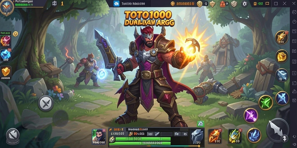 TOTO1000 menampilkan gameplay yang seru dan penuh aksi dalam petualangan ARPG.