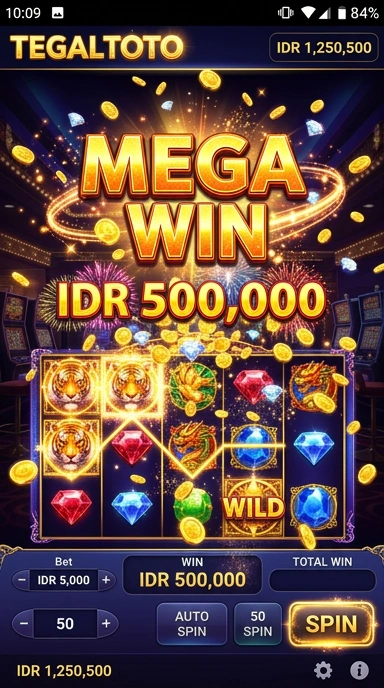 Halaman unduh aplikasi terbaru di situs tegaltoto.